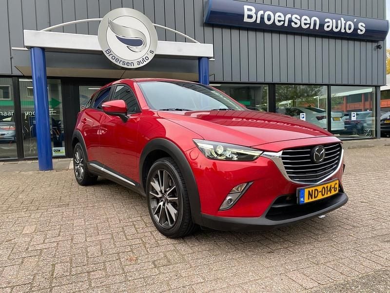 Rood Gebruikt 2017 Mazda CX-3 SUV | € 16.245 (Eerlijke prijs) - Afbeelding 1/4