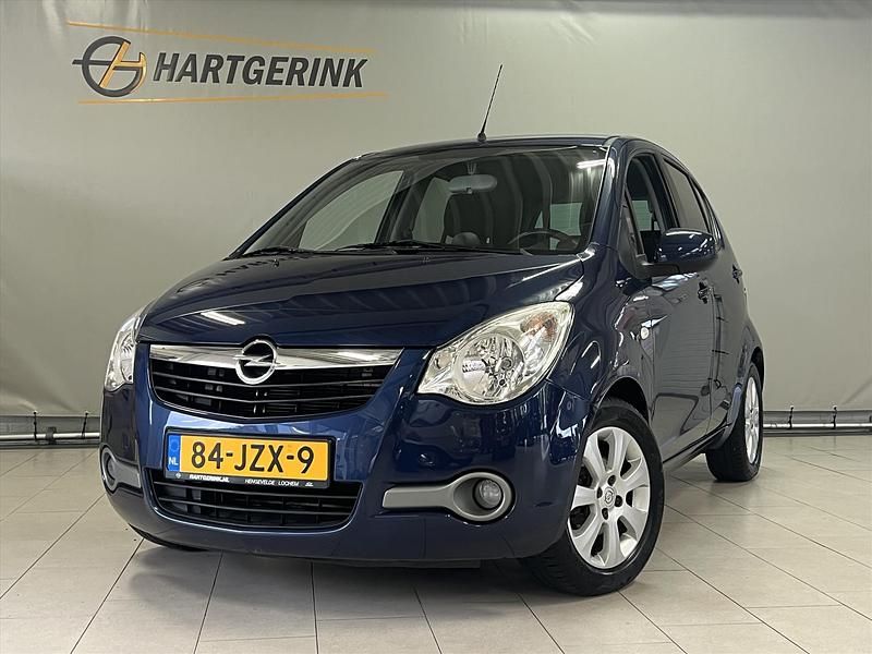 Blauw Gebruikt 2009 Opel Agila Edition Hatchback | € 4.925 (Iets duurder) - Afbeelding 1/3