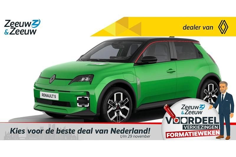Vert pop Nieuw 2025 Renault R5 Urban Hatchback | € 29.065 (Goede deal) - Afbeelding 1/4
