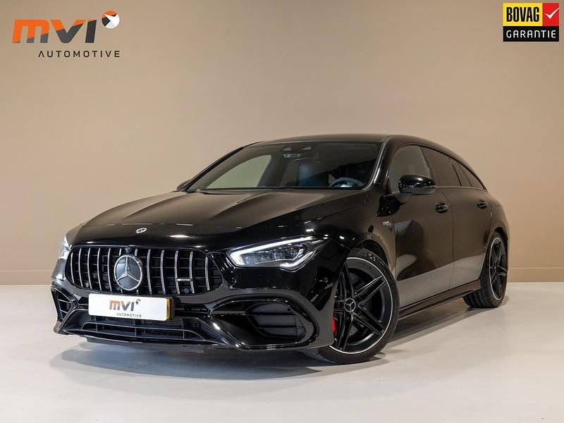 Zwart Gebruikt 2020 Mercedes CLA45 AMG Premium Plus Stationwagen | € 46.500 (Eerlijke prijs) - Afbeelding 1/3