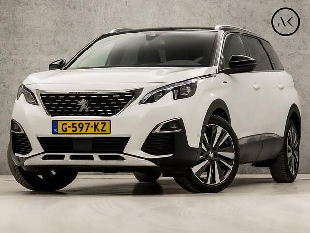 Wit Gebruikt 2019 Peugeot 5008 GT-line MPV | € 16.945 (Goede deal) - Afbeelding 1/4