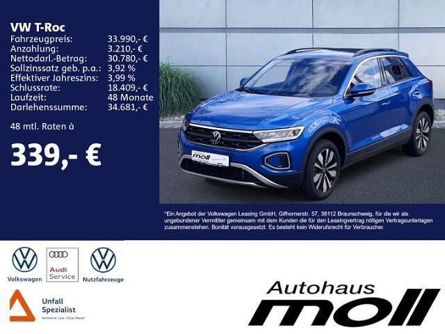 Blauw Gebruikt 2023 VW T-Roc Move SUV | € 36.265 - Afbeelding 1/4
