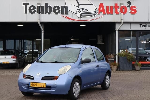 Blauw Gebruikt 2003 Nissan Micra Visia Hatchback | € 1.195 (Eerlijke prijs) - Afbeelding 1/4
