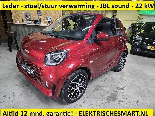 Rood Gebruikt 2021 Smart ForTwo Electric Drive Cabriolet | € 16.450 (Duur) - Afbeelding 1/4