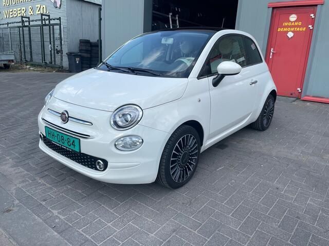 Wit Gebruikt 2017 Fiat 500 Lounge Hatchback | € 10.599 (Eerlijke prijs) - Afbeelding 1/4