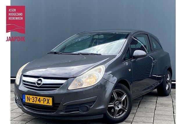 Grijs Gebruikt 2010 Opel Corsa Selection Hatchback | € 3.444 (Eerlijke prijs) - Afbeelding 1/4