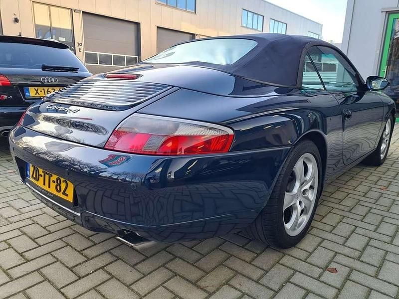 Occasion Porsche 911 Carrera 4 Cabriolet 301 PK (221 kW) 1999 Blauw Cabriolet