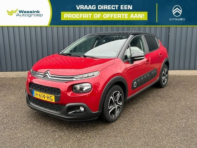 Rood metallic Gebruikt 2020 Citroën C3 Feel Hatchback | € 12.940 (Eerlijke prijs) - Afbeelding 1/4