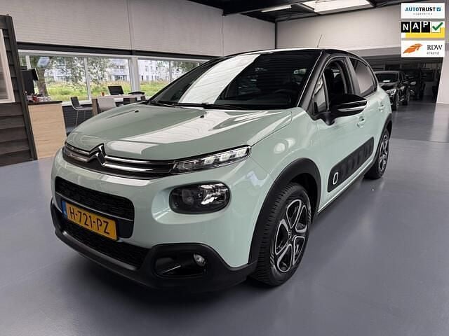 Groen Gebruikt 2020 Citroën C3 Feel Hatchback | € 12.400 (Eerlijke prijs) - Afbeelding 1/4
