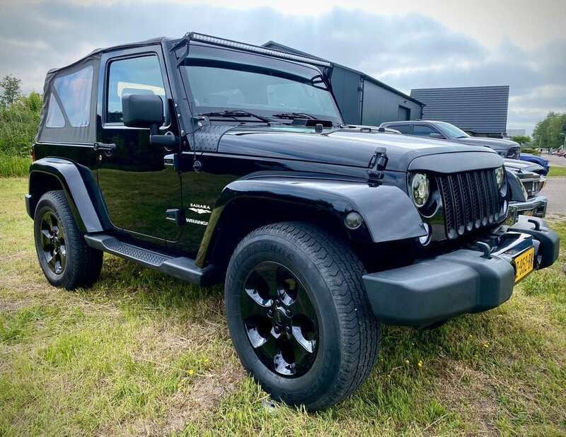 Zwart Gebruikt 2008 Jeep Wrangler Sahara SUV | € 22.500 - Afbeelding 1/4