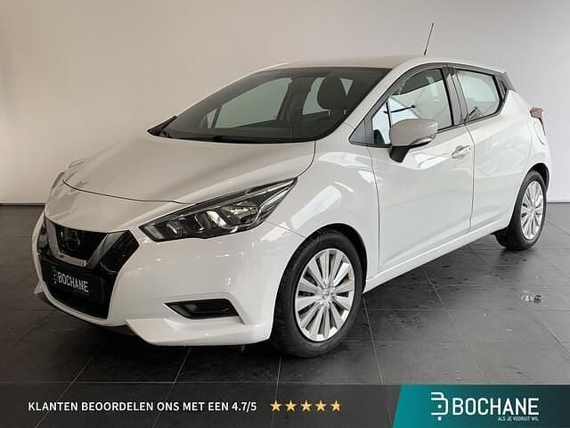 Solid white s Gebruikt 2020 Nissan Micra Acenta Hatchback | € 12.450 (Eerlijke prijs) - Afbeelding 1/4