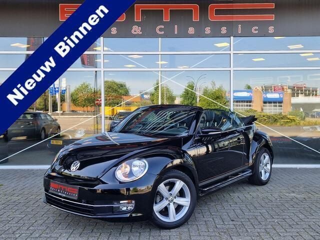 Zwart Gebruikt 2014 VW Beetle Design Cabriolet | € 14.995 (Goede deal) - Afbeelding 1/4