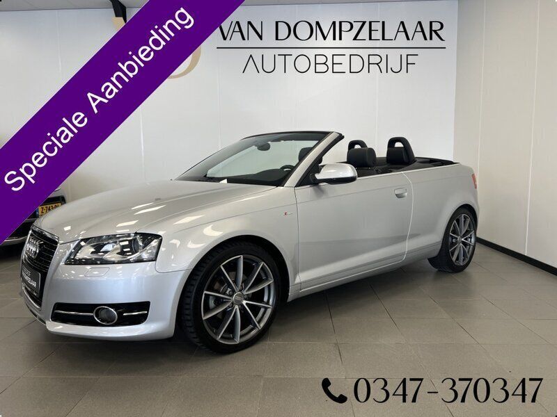 Grijs, metallic lak Gebruikt 2013 Audi A3 Cabriolet Ambition Cabriolet | € 13.950 (Duur) - Afbeelding 1/4