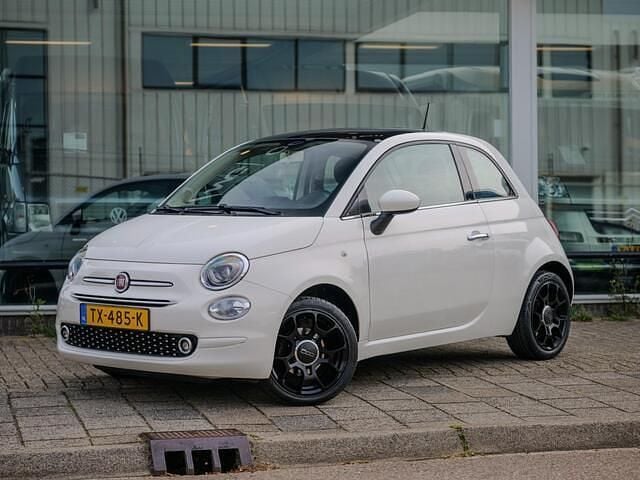 Wit Gebruikt 2019 Fiat 500 Lounge Hatchback | € 9.450 (Eerlijke prijs) - Afbeelding 1/4