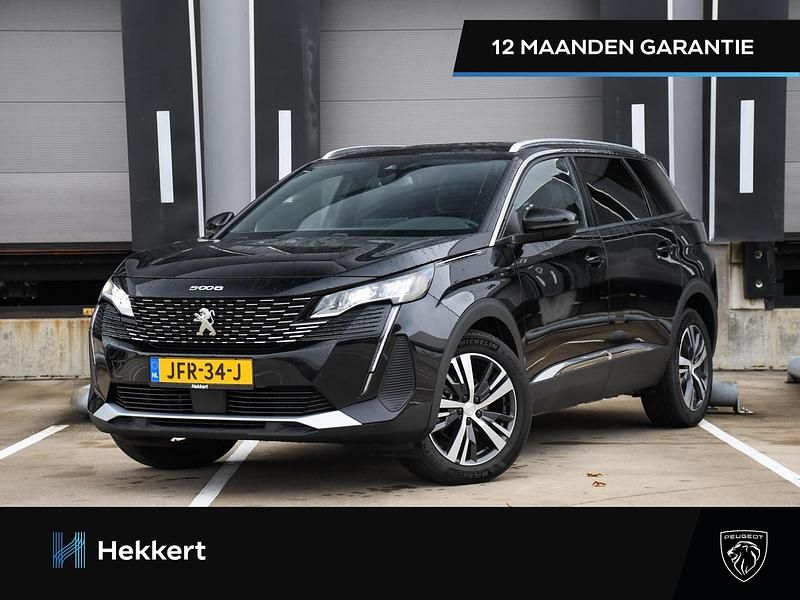 Zwart Gebruikt 2024 Peugeot 5008 Allure MPV | € 33.995 (Eerlijke prijs) - Afbeelding 1/4