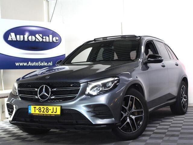 Grijs, metallic lak Gebruikt 2018 Mercedes GLC250 AMG Line Premium Plus SUV | € 29.750 (Goede deal) - Afbeelding 1/4
