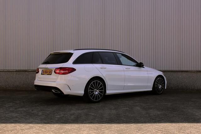 Occasion Mercedes C300 AMG line 245 PK (180 kW) 2015 Wit Stationwagen