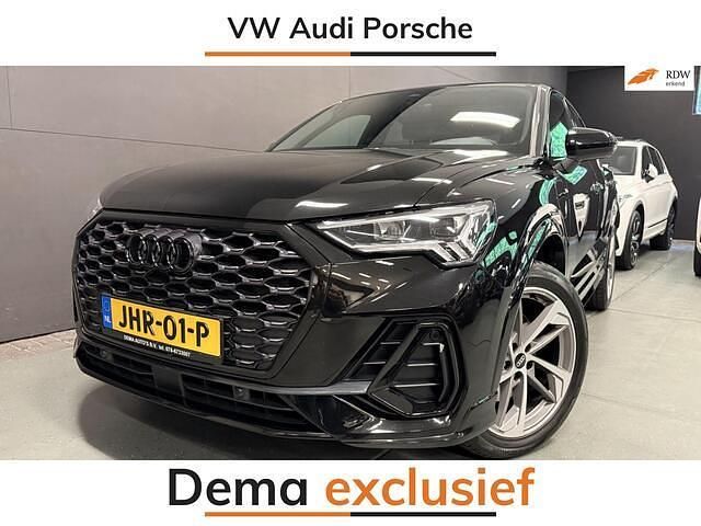 Zwart Gebruikt 2022 Audi Q3 Sportback S-Line SUV | € 34.950 (Super prijs) - Afbeelding 1/4