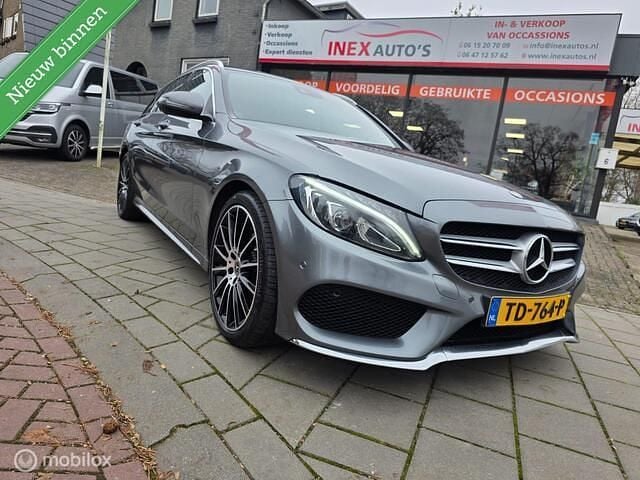 Grijs Occasion 2018 Mercedes C200 Business Stationwagen | € 13.945 (Eerlijke prijs) - Afbeelding 1/4