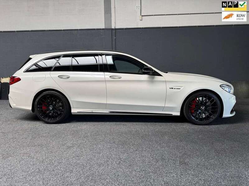 Wit Gebruikt 2019 Mercedes C63 AMG Premium Plus Stationwagen | € 69.950 (Iets duurder) - Afbeelding 1/4