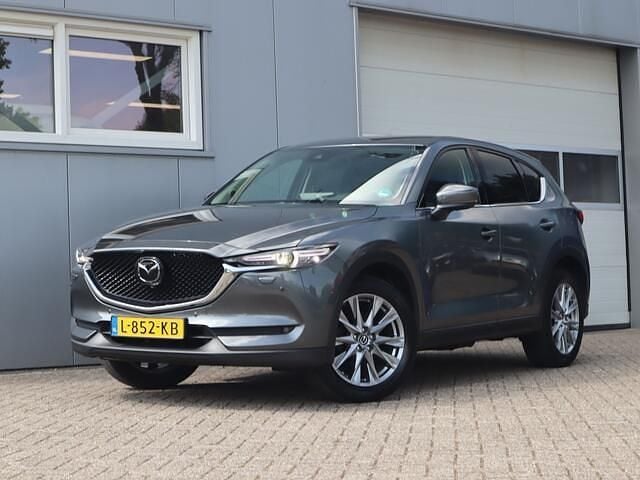 Grijs Gebruikt 2021 Mazda CX-5 Luxury SUV | € 28.450 (Eerlijke prijs) - Afbeelding 1/4