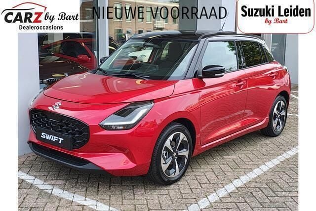 Rood Nieuw 2024 Suzuki Swift Style Hatchback | € 27.198 (Eerlijke prijs) - Afbeelding 1/4
