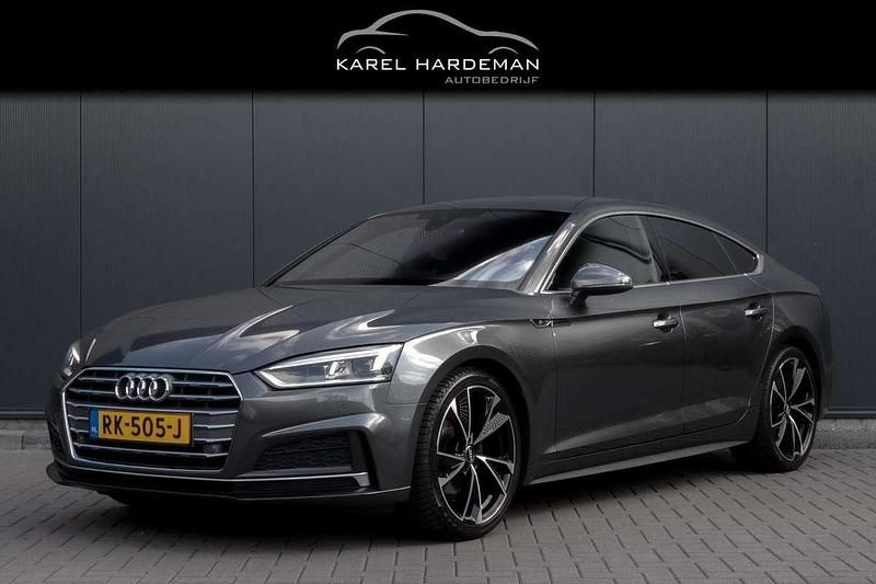 Occasion Audi A5 S-Line 191 PK (140 kW) 2018 Grijs, metallic lak Coupé