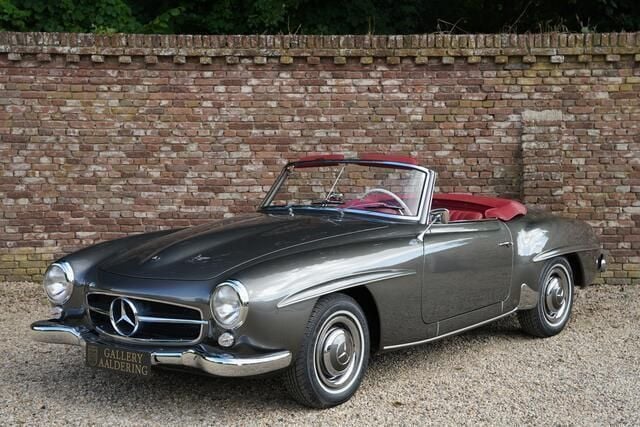 Grijs Gebruikt 1960 Mercedes 190 Cabriolet | € 189.500 - Afbeelding 1/4