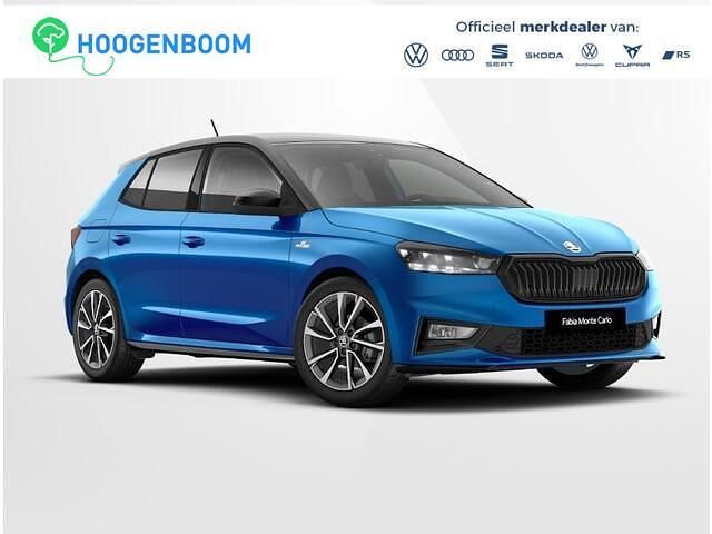 Blauw Nieuw 2025 Skoda Fabia Monte Carlo Hatchback | € 30.375 (Iets duurder) - Afbeelding 1/4