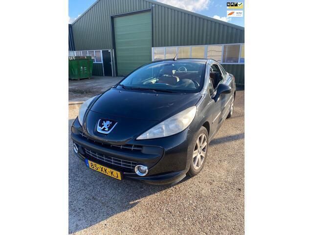 Zwart Gebruikt 2007 Peugeot 207 CC Cabriolet | € 2.950 (Iets duurder) - Afbeelding 1/4