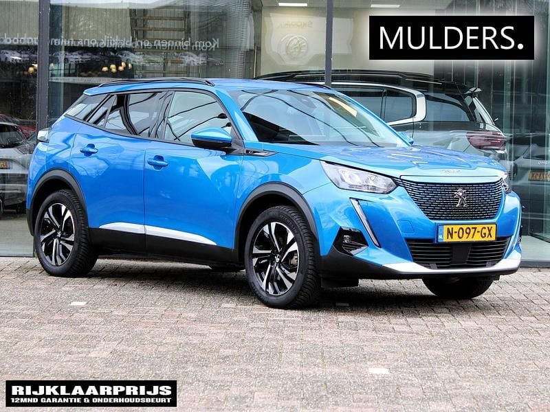 Blauw Gebruikt 2021 Peugeot e-2008 Allure SUV | € 15.987 (Super prijs) - Afbeelding 1/3
