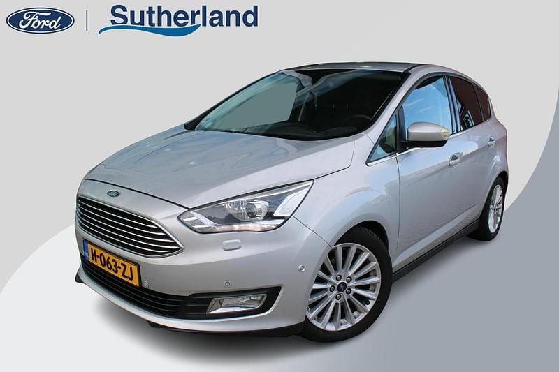 Grijs Gebruikt 2019 Ford C-MAX Titanium MPV | € 11.900 (Eerlijke prijs) - Afbeelding 1/4