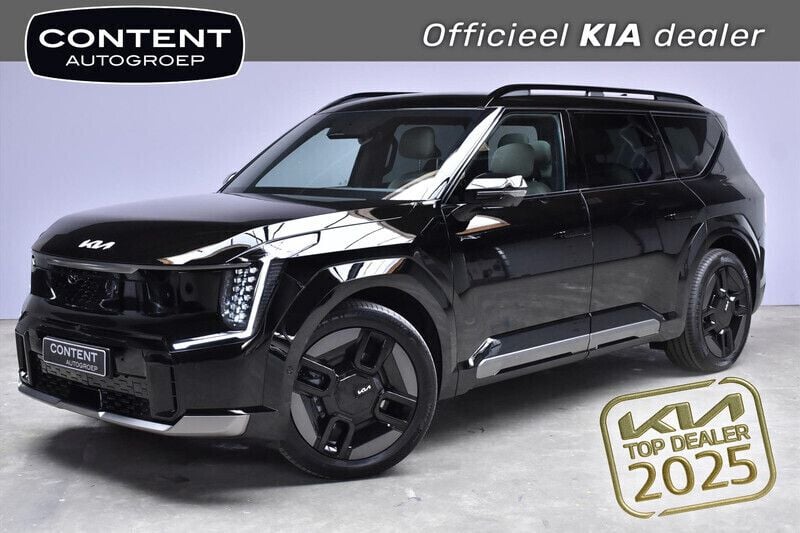 Zwart Nieuw 2024 Kia EV9 3 SUV | € 74.940 (Eerlijke prijs) - Afbeelding 1/4