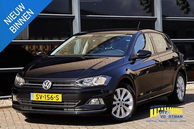 Zwart Gebruikt 2018 VW Polo Highline Hatchback | € 13.449 (Eerlijke prijs) - Afbeelding 1/4