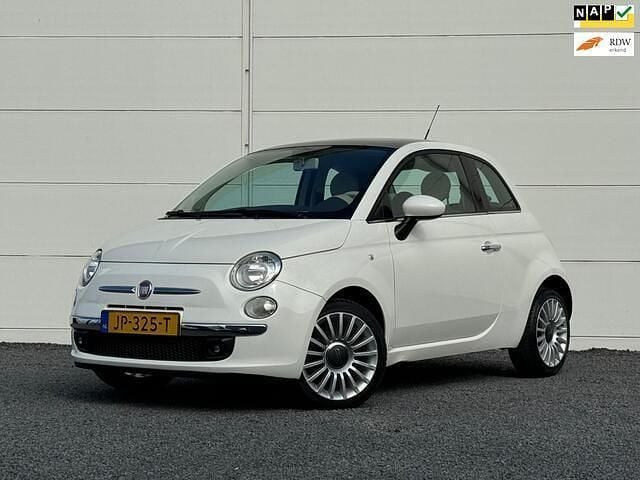 Wit Gebruikt 2010 Fiat 500 Lounge Hatchback | € 3.945 (Super prijs) - Afbeelding 1/4