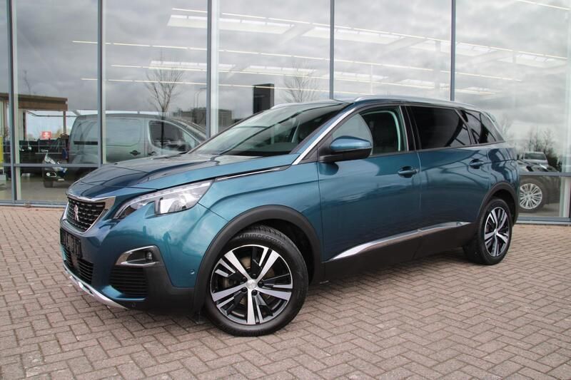 Blauw Gebruikt 2019 Peugeot 5008 Allure MPV | € 20.650 (Eerlijke prijs) - Afbeelding 1/4