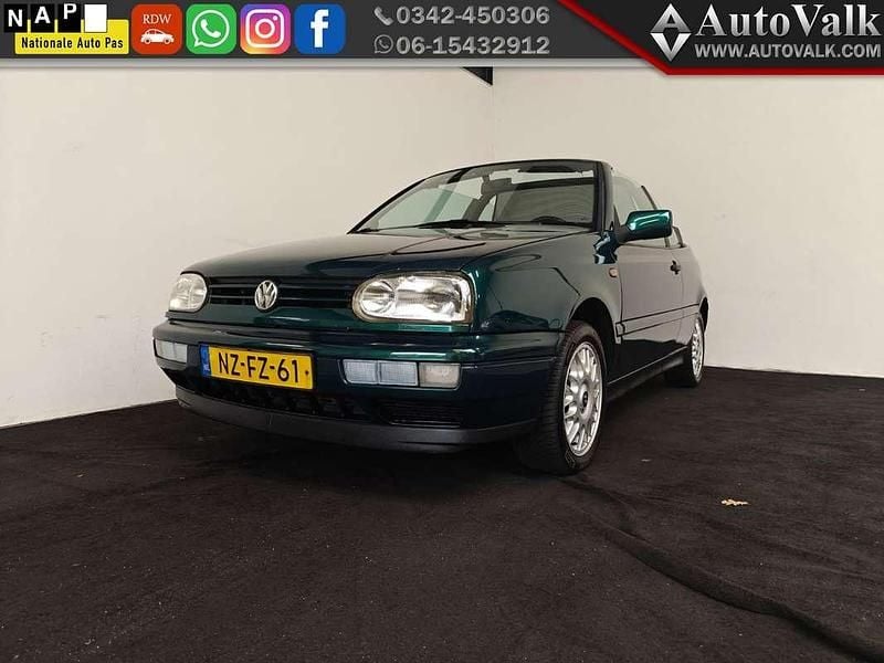 Groen Gebruikt 1996 VW Golf Cabriolet Cabriolet | € 5.949 (Duur) - Afbeelding 1/4