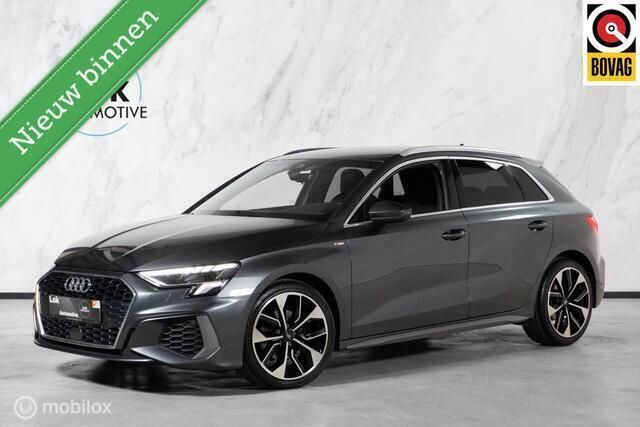 Grijs Gebruikt 2021 Audi A3 Sportback S-Line Hatchback | € 25.999 (Super prijs) - Afbeelding 1/4