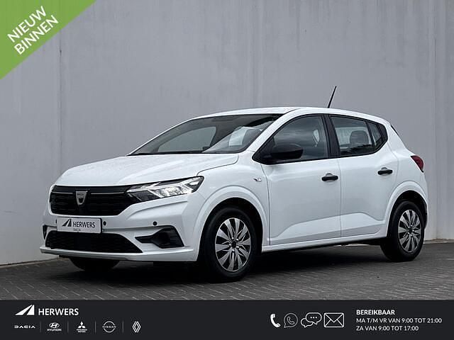 Ice white bc (ov369) Gebruikt 2021 Dacia Sandero Comfort Hatchback | € 12.735 (Eerlijke prijs) - Afbeelding 1/4
