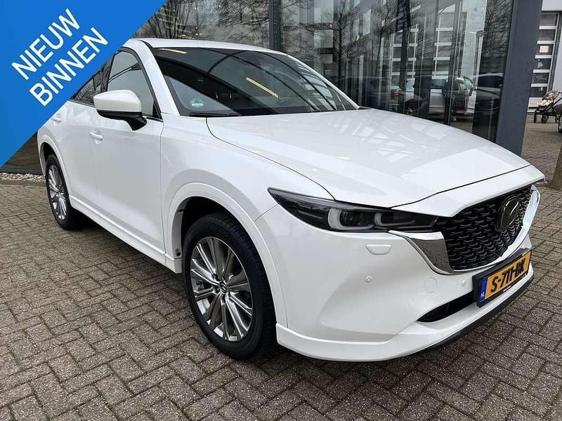 Wit Gebruikt 2022 Mazda CX-5 Signature SUV | € 32.839 (Eerlijke prijs) - Afbeelding 1/4