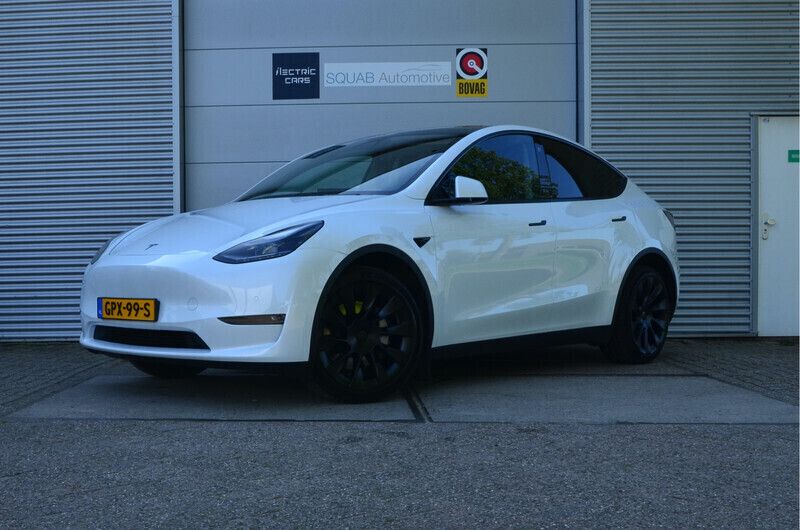 Wit Gebruikt 2022 Tesla Model Y Long Range SUV | € 38.499 (Goede deal) - Afbeelding 1/4