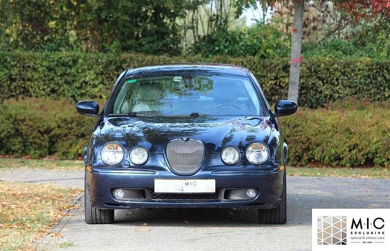 Occasion Jaguar S-Type R 406 PK (298 kW) 2002 Blauw (metallic) Sedan