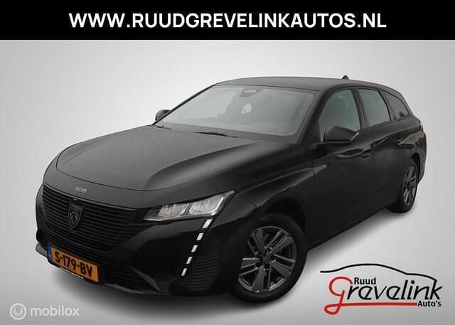 Zwart Occasion 2023 Peugeot 308 SW Stationwagen | € 16.995 (Goede deal) - Afbeelding 1/4
