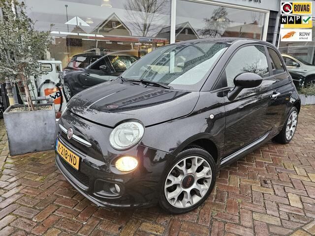 Zwart Gebruikt 2015 Fiat 500S Sport Hatchback | € 9.750 (Iets duurder) - Afbeelding 1/4