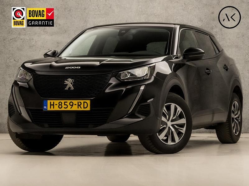Zwart Gebruikt 2020 Peugeot 2008 Sport SUV | € 14.245 (Iets duurder) - Afbeelding 1/4