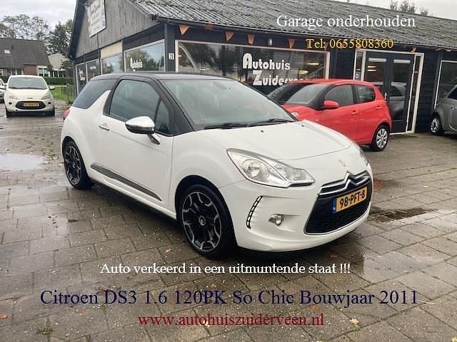 Wit Occasion 2011 Citroën DS3 So Chic Hatchback | € 4.999 (Eerlijke prijs) - Afbeelding 1/2