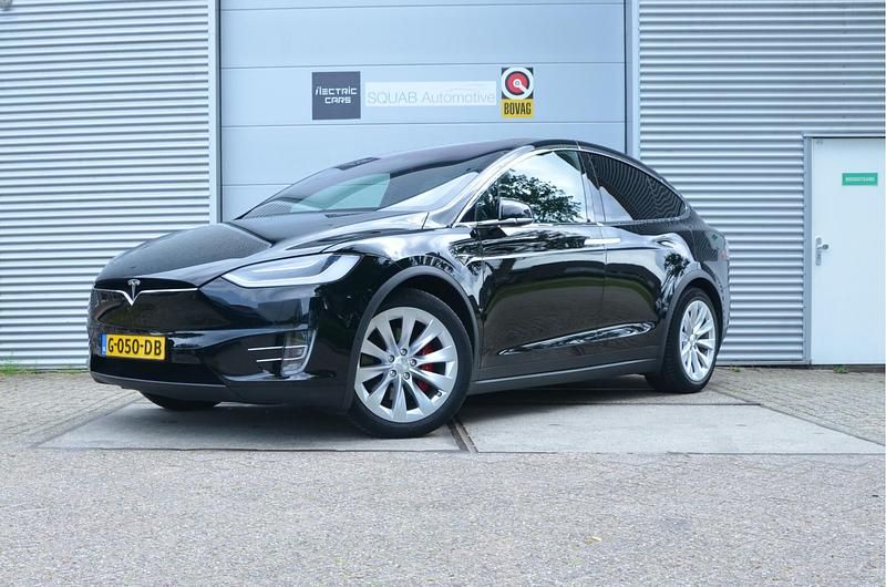 Occasion Tesla Model X Long Range AWD 397 kW (541 PK) 2019 Zwart SUV