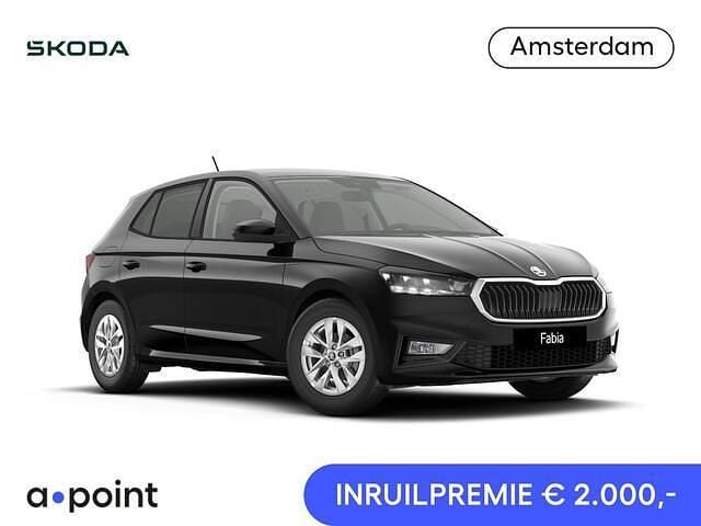 Zwart, metallic lak Nieuw 2025 Skoda Fabia Selection Hatchback | € 27.749 (Eerlijke prijs) - Afbeelding 1/4