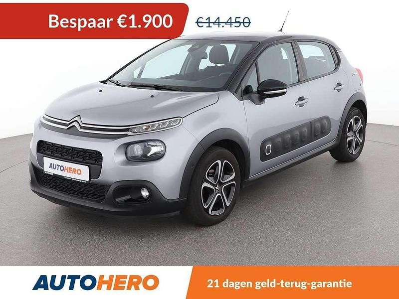 Grijs Gebruikt 2020 Citroën C3 PureTech Hatchback | € 12.749 (Super prijs) - Afbeelding 1/3