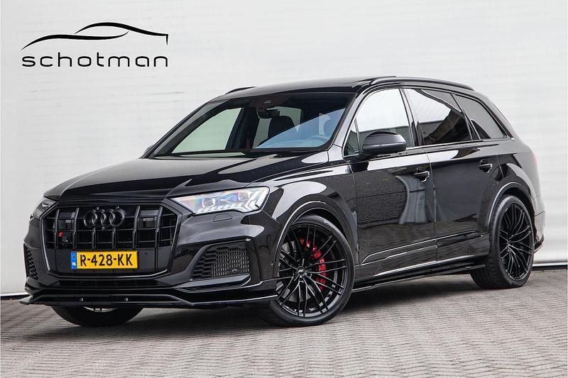 Zwart Gebruikt 2021 Audi SQ7 S-Line SUV | € 84.500 (Super prijs) - Afbeelding 1/4